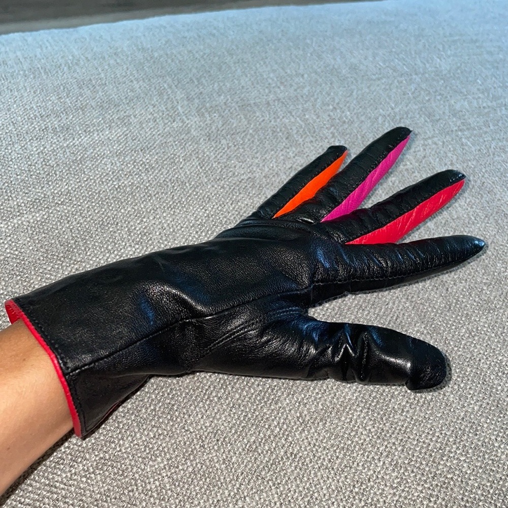 Kate Spade ♠️ Genuine leather gloves Size 6.5